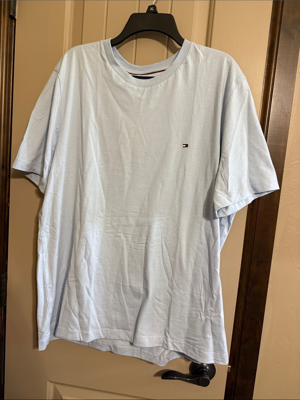 Tommy Hilfiger Light Blue Short Sleeve Crewneck Tee